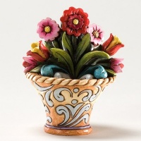 Enesco Jim Shore Heartwood Creek Mini Flower Figurne, 3-1/4-Inch Enesco Jim Shore Heartwood Creek Mini Flower Figurne, 3-1/4-Inch