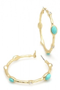 Fashion Jewelry - Matte Tone Pearl Clear Rhinestone- By Fashion Destination | Free Shipping (Matte Gold/TQ) Fashion Jewelry - Matte Tone Pearl Clear Rhinestone- By Fashion Destination | Free Shipping (Matte Gold/TQ)