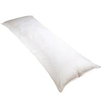 Newpoint 100-Percent Cotton 20-Inch-by-54-Inch Body Pillow, White Newpoint 100-Percent Cotton 20-Inch-by-54-Inch Body Pillow, White