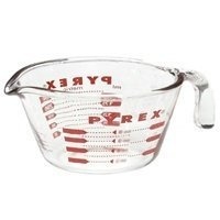Pyrex Prepware 2-Quart Measuring Cup, Clear with Red Measurements Pyrex Prepware 2-Quart Measuring Cup, Clear with Red Measurements