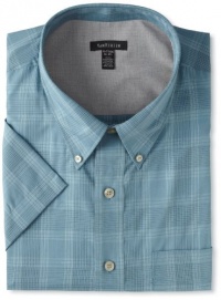 Van Heusen Men's Big-tall Short Sleeve Classic Button Down Shirt