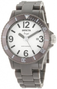 Invicta Women's 1213 Angel White Dial Grey Plastic Watch Invicta Women's 1213 Angel White Dial Grey Plastic Watch