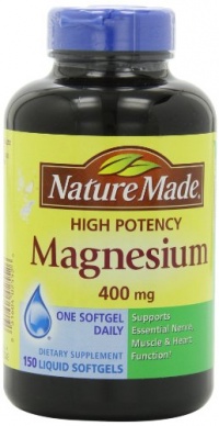 Nature Made High Potency Magnesium 400 mg - 150 Liquid Softgels Nature Made High Potency Magnesium 400 mg - 150 Liquid Softgels