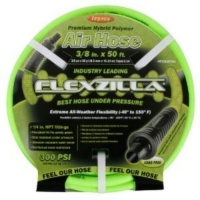 Legacy Manufacturing HFZ1250YW3 Flexzilla 1/2 x 50' Zillagreen Air Hose with 3/8 MNPT Ends and Bend Restrictors Legacy Manufacturing HFZ1250YW3 Flexzilla 1/2 x 50' Zillagreen Air Hose with 3/8 MNPT Ends and Bend Restrictors
