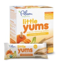 Plum Organics Little Yums Teething Wafers, Pumpkin Banana, 3 Ounce Plum Organics Little Yums Teething Wafers, Pumpkin Banana, 3 Ounce