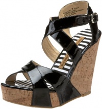 Chinese Laundry Women's Drastic Wedge Sandal,Black Patent,9 M US Chinese Laundry Women's Drastic Wedge Sandal,Black Patent,9 M US