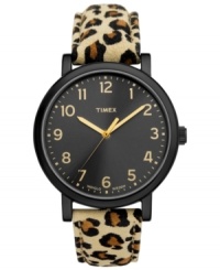Go wild for this playful animal print watch from Timex's Originals collection! Go wild for this playful animal print watch from Timex's Originals collection!