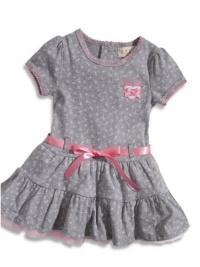 GUESS Kids Girls Baby Girl Patterned Dress with Bloomers , GREY (24M) GUESS Kids Girls Baby Girl Patterned Dress with Bloomers , GREY (24M)