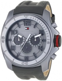 Tommy Hilfiger Men's 1790776 Sport Black and Grey Multi Eye with Black Case Watch Tommy Hilfiger Men's 1790776 Sport Black and Grey Multi Eye with Black Case Watch
