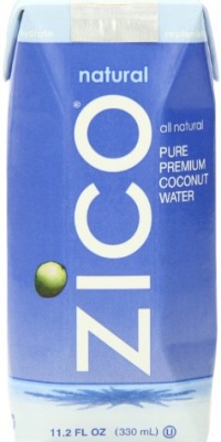 ZICO Pure Premium Coconut Water, Natural, 11.2 Ounce Tetra Paks (Pack of 12) ZICO Pure Premium Coconut Water, Natural, 11.2 Ounce Tetra Paks (Pack of 12)