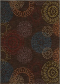 Karastan Iconoclast Pavilion Twilight Rug, 5-Feet 9-Inch by 9-Feet Karastan Iconoclast Pavilion Twilight Rug, 5-Feet 9-Inch by 9-Feet
