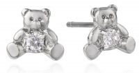 Betsey Johnson CZ Teddy Bear Cubic Zirconia Stud Earrings Betsey Johnson CZ Teddy Bear Cubic Zirconia Stud Earrings