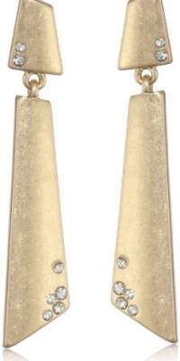 Kenneth Cole New York Metal Edge Geometric Pave Stick Linear Drop Earrings Kenneth Cole New York Metal Edge Geometric Pave Stick Linear Drop Earrings