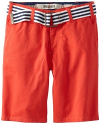Request Boys 8-20 Colbert Chino Belt Short, Bright Red, 16 Request Boys 8-20 Colbert Chino Belt Short, Bright Red, 16