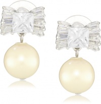 Kate Spade New York Le Soir Bridal Bow Drop Stud Earrings