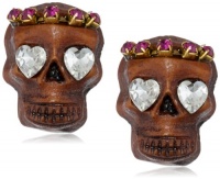 Betsey Johnson St. Barts Skull Stud Earrings Betsey Johnson St. Barts Skull Stud Earrings