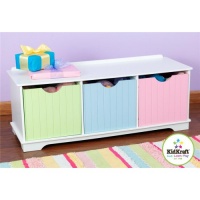 KidKraft Nantucket Pastel Storage Bench KidKraft Nantucket Pastel Storage Bench