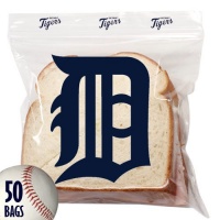 Spectrum 5815-10011 MLB Plastic Detroit Tigers Sandwich Press to Close Bag (Pack of 50) Spectrum 5815-10011 MLB Plastic Detroit Tigers Sandwich Press to Close Bag (Pack of 50)