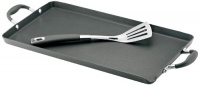 Anolon Advanced Hard Anodized Nonstick 18-Inch by 10-Inch Double Burner Griddle with Pour Spout and Mini Stainless Turner Anolon Advanced Hard Anodized Nonstick 18-Inch by 10-Inch Double Burner Griddle with Pour Spout and Mini Stainless Turner