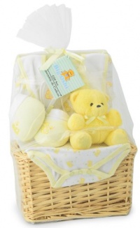 Big Oshi Baby Essentials 9 Piece Layette Basket Gift Set - Blue Big Oshi Baby Essentials 9 Piece Layette Basket Gift Set - Blue
