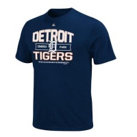 MLB Majestic Detroit Tigers Authentic Experience T-Shirt - Navy Blue MLB Majestic Detroit Tigers Authentic Experience T-Shirt - Navy Blue