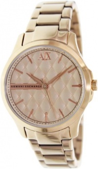 Armani Exchange Rose Dial Rose Gold-tone Ladies Watch AX5202 Armani Exchange Rose Dial Rose Gold-tone Ladies Watch AX5202