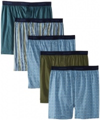 Hanes Classic Mens Printed Woven Boxer P5 Assorted L Hanes Classic Mens Printed Woven Boxer P5 Assorted L