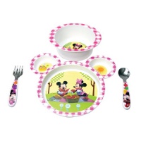 The First Years Minnie Mouse 4 Piece Feeding Set, Colors May Vary The First Years Minnie Mouse 4 Piece Feeding Set, Colors May Vary