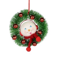 Department 56 Snowpinions Smiley Snowman Wreath Ornament, 4-Inch Department 56 Snowpinions Smiley Snowman Wreath Ornament, 4-Inch