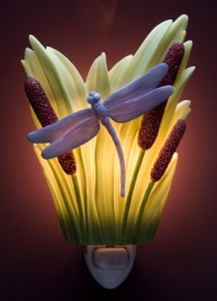 Dragonfly & Cattails Night Light Dragonfly & Cattails Night Light