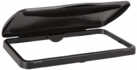 Rubbermaid Commercial Executive Series FG267400BLA Slim Jim Trash Can Hinge Lid, Rectangular, 13.5 Width x 21.88 Depth x 1.25 Height Rubbermaid Commercial Executive Series FG267400BLA Slim Jim Trash Can Hinge Lid, Rectangular, 13.5 Width x 21.88 Depth x 1.25 Height