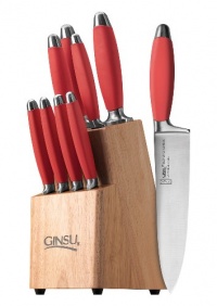 Ginsu Sofuto Series 10-Piece Coral Style Japanese 420J2 Stainless Steel Cutlery Set 5820 Ginsu Sofuto Series 10-Piece Coral Style Japanese 420J2 Stainless Steel Cutlery Set 5820