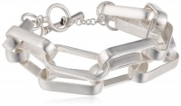 Kenneth Cole New York Oceans Blue Rectangle Link 2 Row Toggle Bracelet, 8 Kenneth Cole New York Oceans Blue Rectangle Link 2 Row Toggle Bracelet, 8
