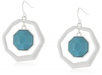 Kenneth Cole New York Urban Naturals Turquoise Geometric Bead Orbital Drop Earrings Kenneth Cole New York Urban Naturals Turquoise Geometric Bead Orbital Drop Earrings
