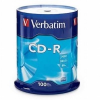 Verbatim 94554 700 MB 52x 80 Minute Branded Recordable Disc CD-R, 100-Disc Spindle Verbatim 94554 700 MB 52x 80 Minute Branded Recordable Disc CD-R, 100-Disc Spindle