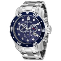 Invicta Men's 0070 Pro Diver Collection Stainless Steel and Blue Dial Watch Invicta Men's 0070 Pro Diver Collection Stainless Steel and Blue Dial Watch