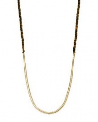 Michael Kors Tiger's Eye Long Necklace MKJ1605 Michael Kors Tiger's Eye Long Necklace MKJ1605