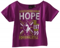 Baby Phat - Kids Girls 7-16 Print & Sequin Tee, Purple, Small Baby Phat - Kids Girls 7-16 Print & Sequin Tee, Purple, Small