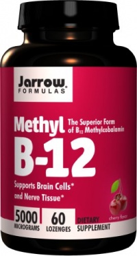 Jarrow Formulas Methylcobalamin (Methyl B12), 5000mcg, 60 Lozenges Jarrow Formulas Methylcobalamin (Methyl B12), 5000mcg, 60 Lozenges