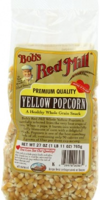 Bob's Red Mill Corn Popcorn Yellow, 27-Ounce (Pack of 4)