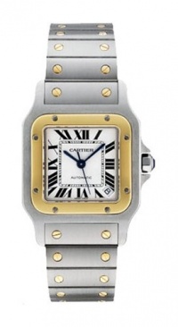 Cartier Men's W20099C4 Santos Galbee XL Automatic Stainless Steel and 18K Gold Watch Cartier Men's W20099C4 Santos Galbee XL Automatic Stainless Steel and 18K Gold Watch