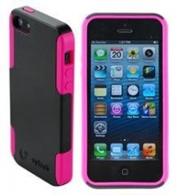 Splash Medley Dual-Layer Hybrid Case/Cover for iPhone - Black/Pink Splash Medley Dual-Layer Hybrid Case/Cover for iPhone - Black/Pink