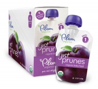 Plum Organics Baby Just Fruit, Prunes, 3.5-Ounce Pouches (Pack of 12) Plum Organics Baby Just Fruit, Prunes, 3.5-Ounce Pouches (Pack of 12)