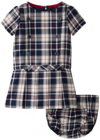 Nautica Baby-Girls Infant Plaid Jumper Dress, Naval Blue, 12 Months Nautica Baby-Girls Infant Plaid Jumper Dress, Naval Blue, 12 Months