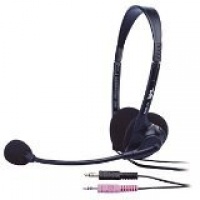 Cyber Acoustics AC-200 3.5MM Plug Stereo Speech Headset Boom Mic Cyber Acoustics AC-200 3.5MM Plug Stereo Speech Headset Boom Mic