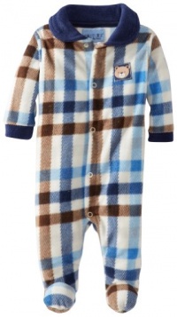 Carter's Watch the Wear Baby-Boys Newborn Plaid Coverall, Navy, 3-6 Months Carter's Watch the Wear Baby-Boys Newborn Plaid Coverall, Navy, 3-6 Months