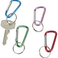 Carabiner Band Clips, 12 Clips Per Pack - Assorted Colors -2 Size Carabiner Band Clips, 12 Clips Per Pack - Assorted Colors -2 Size