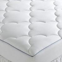 Sealy CROWN JEWEL Cal King Luxury Mattress Pad White Sealy CROWN JEWEL Cal King Luxury Mattress Pad White