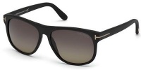 Tom Ford 0236 02D Matte Black Olivier Wayfarer Sunglasses Lens Category 3