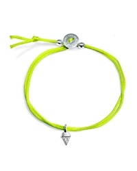 Sweeten it up with this nylon and sterling silver charm bracelet from Alex Woo. Like the cherry-on-top of your bracelet stack, this cute bracelet hints at your playful side. Sweeten it up with this nylon and sterling silver charm bracelet from Alex Woo. Like the cherry-on-top of your bracelet stack, this cute bracelet hints at your playful side.